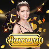 Baccarat table game hot icon